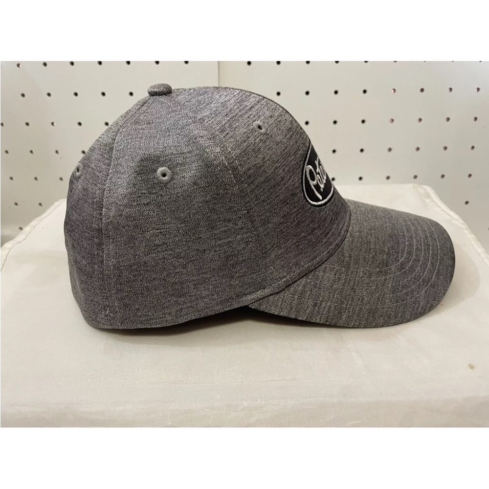 Peterbilt Gray Hat Chambray Fitted Trucker Cap New 24.00 - Picture 3 of 5
